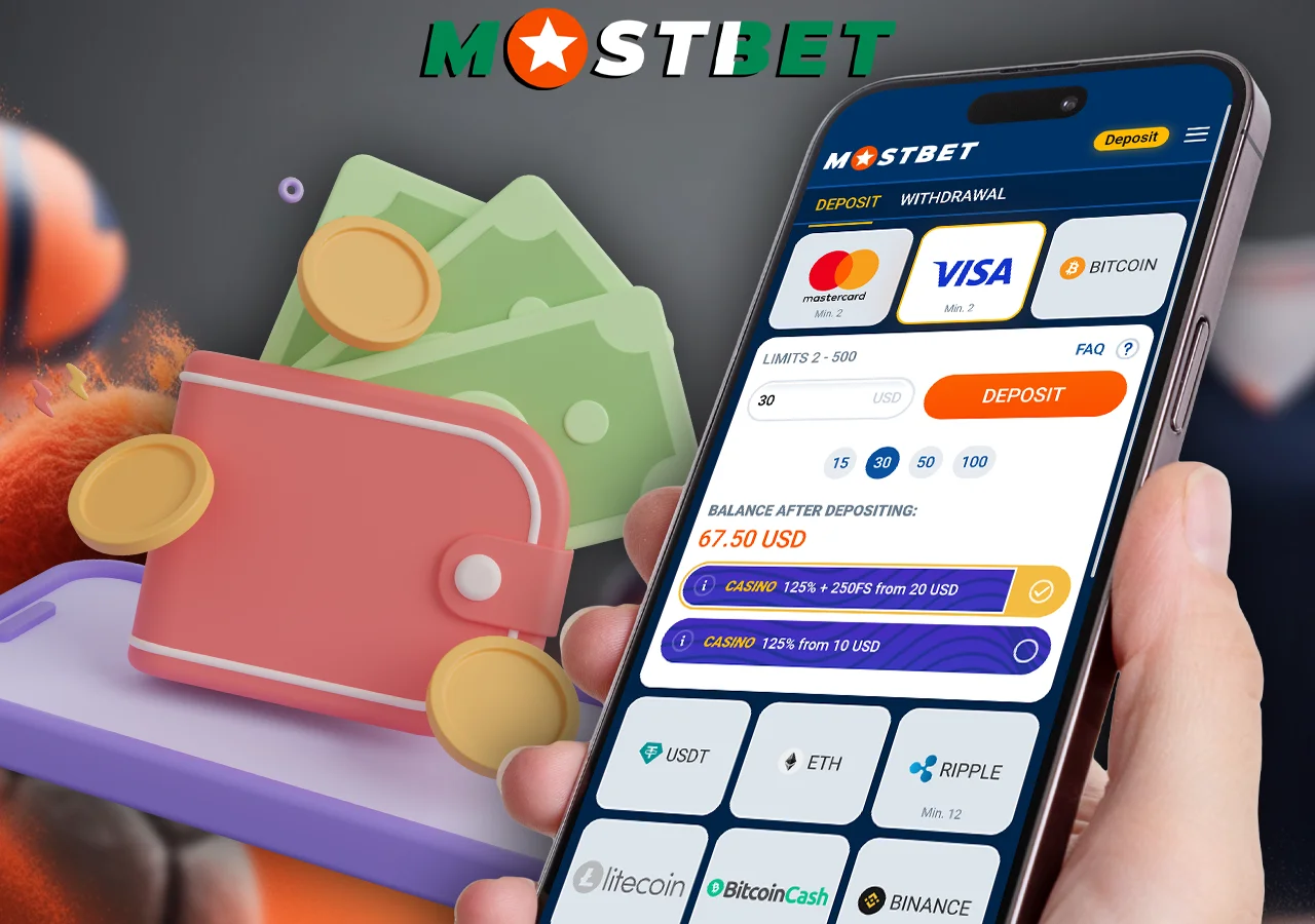 Deposit and withdraw money easily through the mobile app using trusted methods